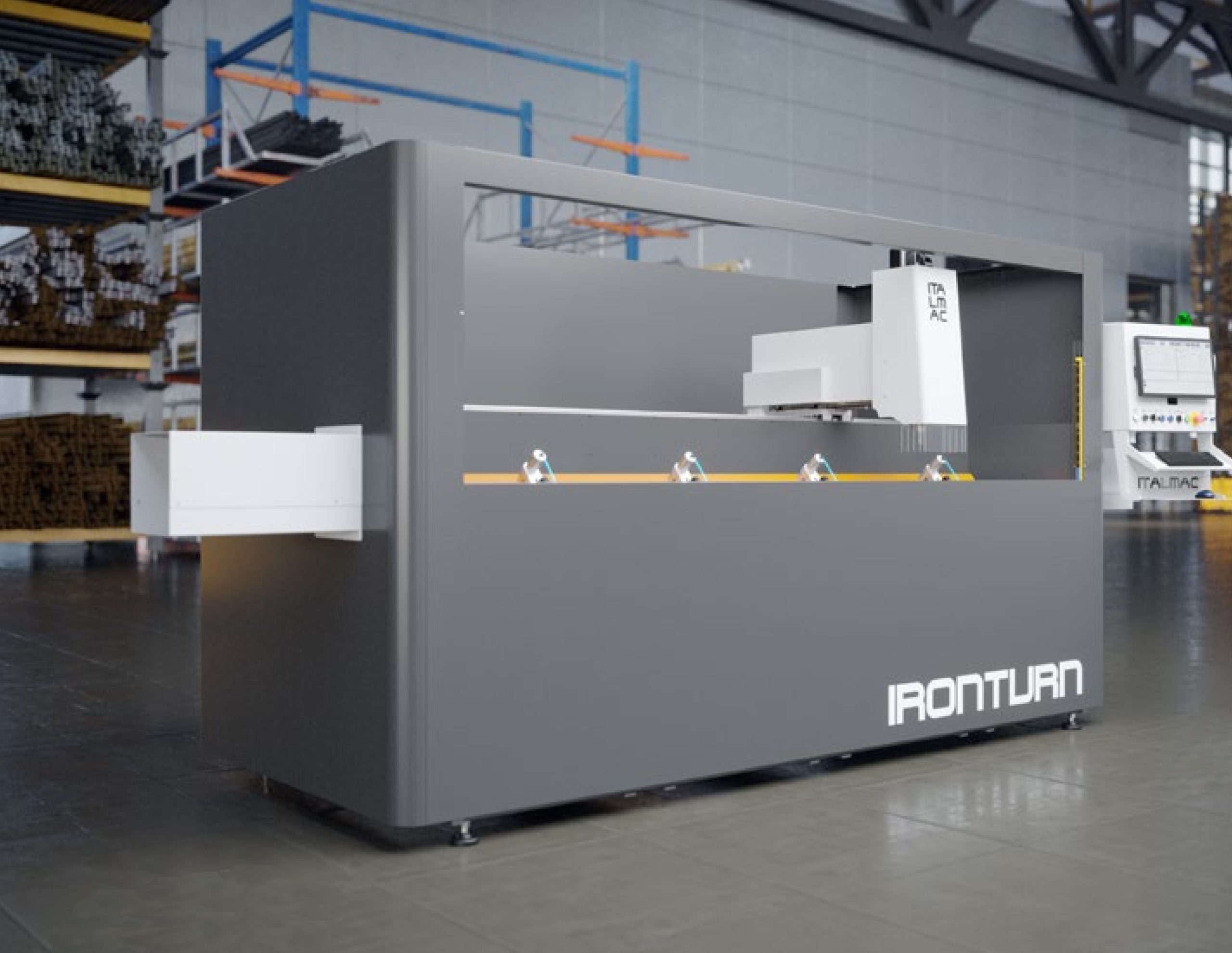 Process steel profiles with the WEGOMA sawing center IRONTURN