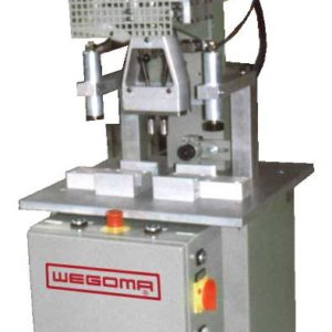 Drill window profiles - Fenster-Profile bohren automatisch mit der WEGOMA Ständerbohranlage SBA1T für Kunststoff-, Aluminium- und Stahlprofile mit Stahlverstärkung