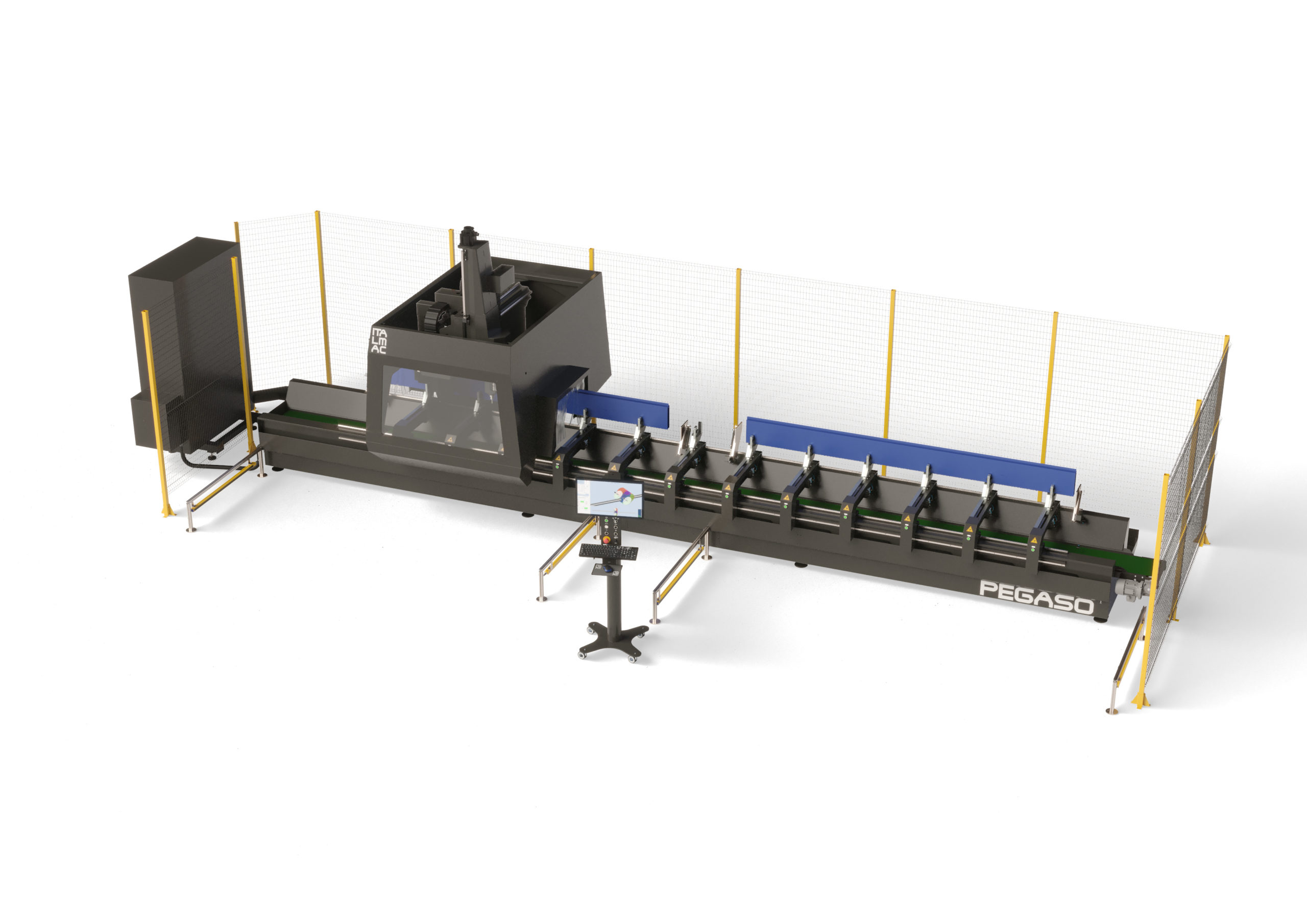 Process profiles with CAD - Stabbearbeitungszentrum PEGASO